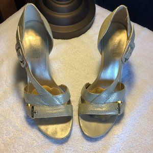 Guess by Marciano, Gold Heels, 6.5 M
